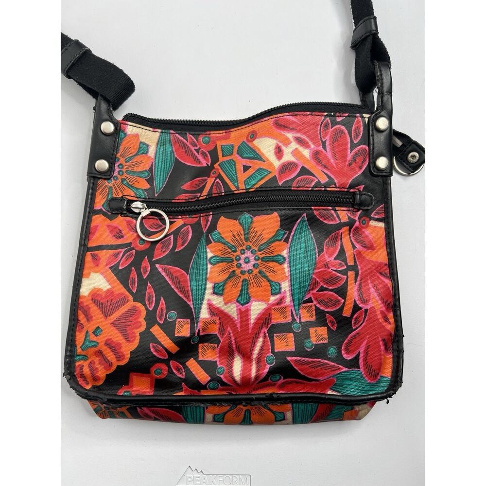 Fossil Multicolor Floral Abstract Crossbody Purse Bag - Picture 2 of 14